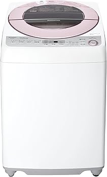 Amazon.co.jp: シャープ SHARP 全自動洗濯機 穴なし槽 ピンク系