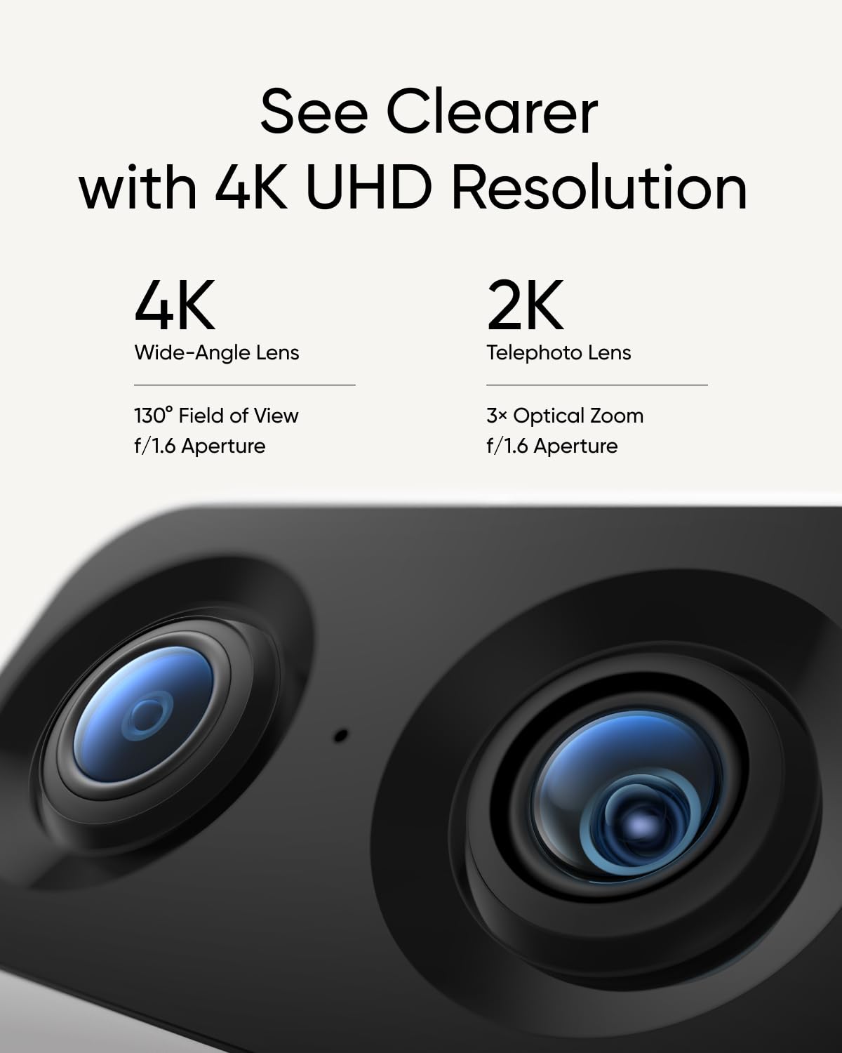 Amazon.com : eufy Security 4K UHD Indoor Cam S350, Dual Cameras, 8