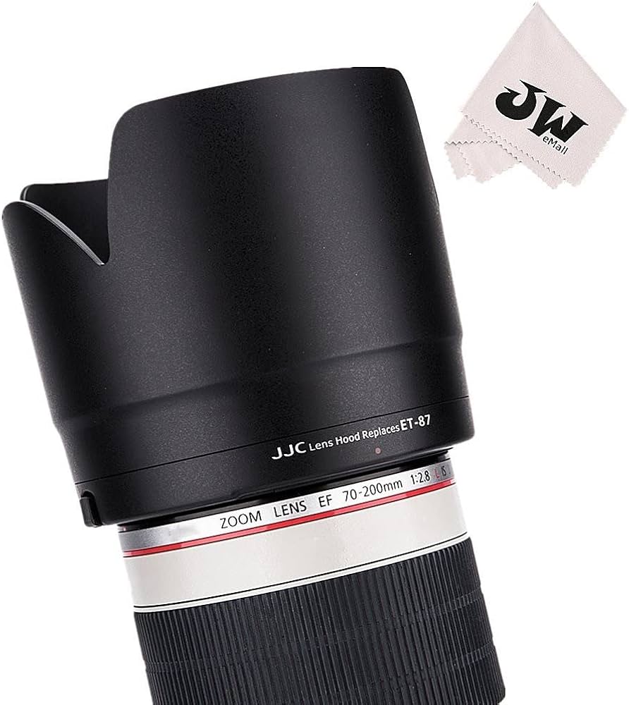 Amazon | JJC 可逆式 レンズフード 黒 花形 Canon EF 70-200 f2.8l IS