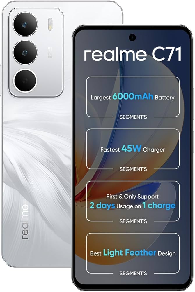 Realme C71 (8GB RAM, 256GB Storage) | 6.67