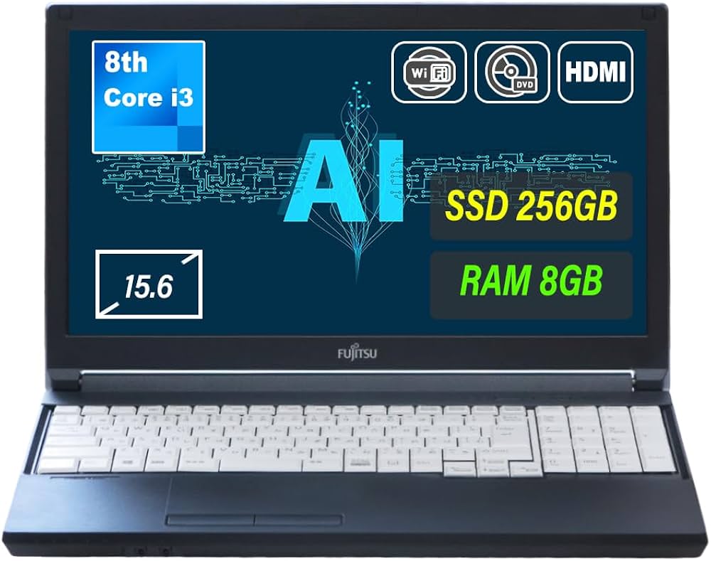 Amazon.co.jp: ノートパソコン Fujitsu Lifebook A579 Windows11 整備