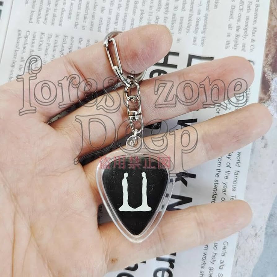 Amazon.co.jp: gドラゴン グッズ ギターキーホルダー ギター ピック