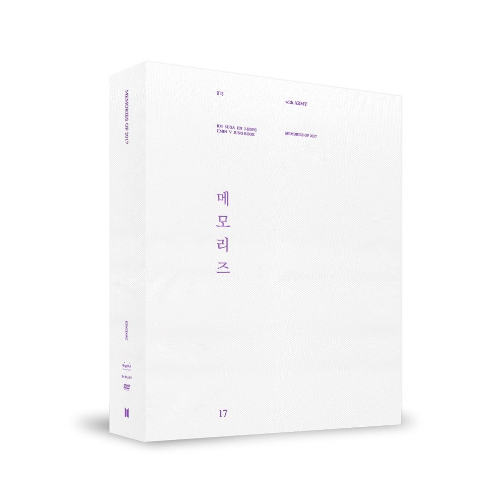 Amazon.com: BigHit BTS Memories of 2017 DVD 5DVD+Photobook+Paper