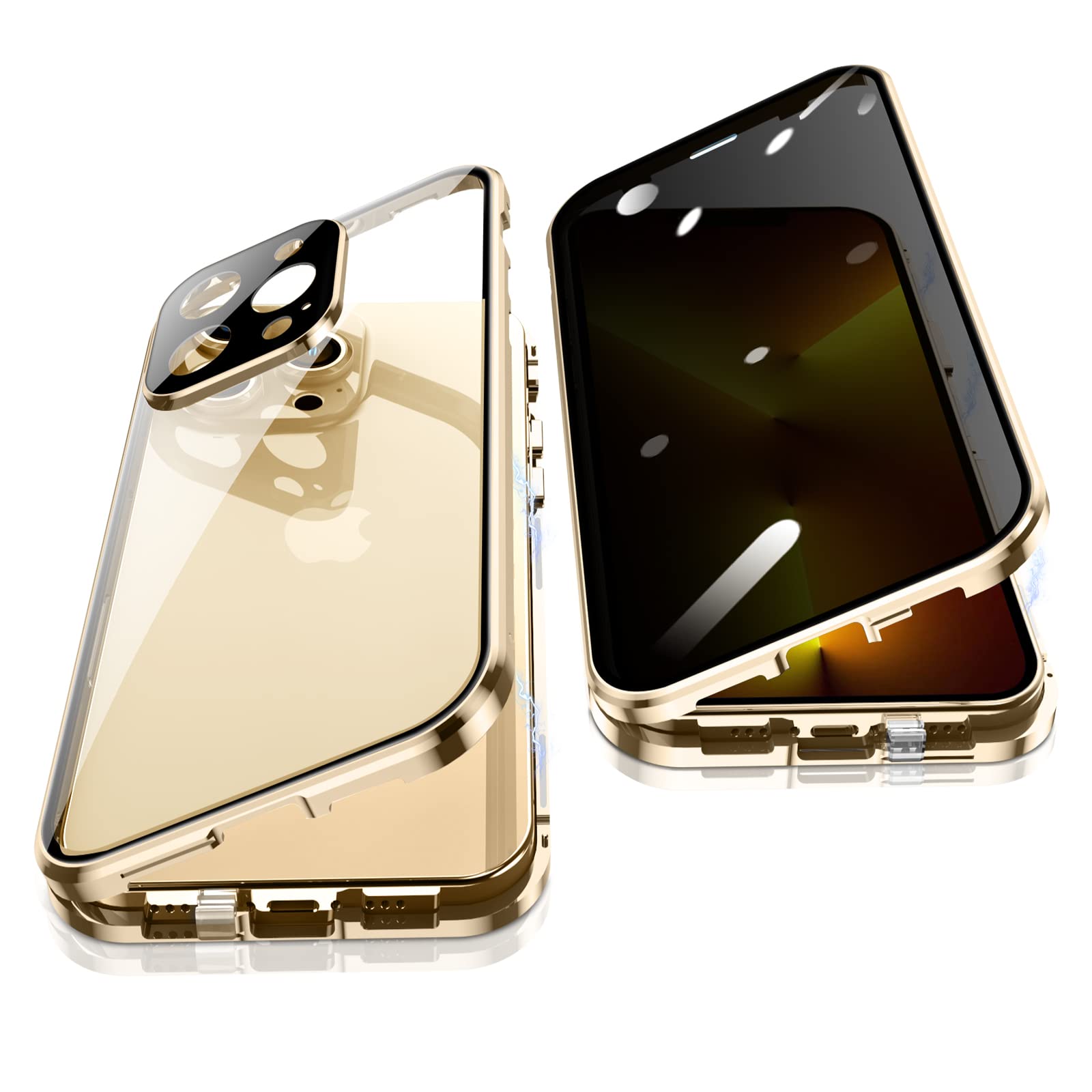 Amazon.com: Jonwelsy Anti Peeping Case for iPhone 13 Pro Max, 360