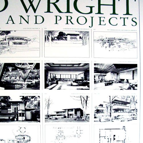 Amazon.co.jp: ポスター フランク ロイド ライト Buildings and