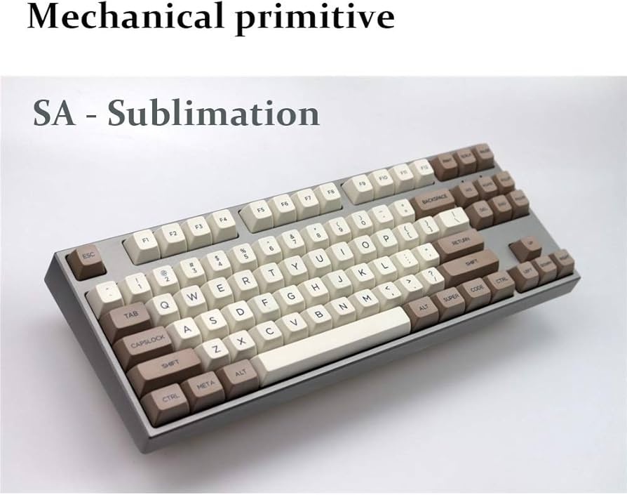 Amazon.co.jp: キーキャップ 134/104鍵MP染料洗浄キーキャップレトロ