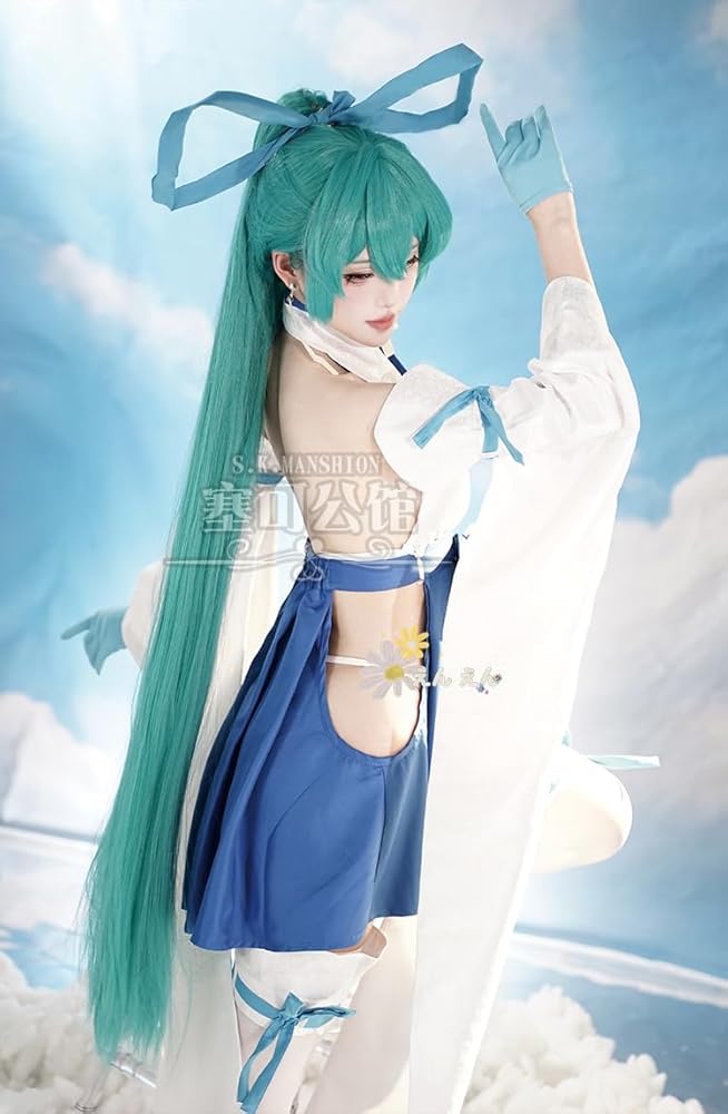 Amazon.co.jp: [えんえん] 水神小夜/マジアアズール 着物 薄氷 巫女