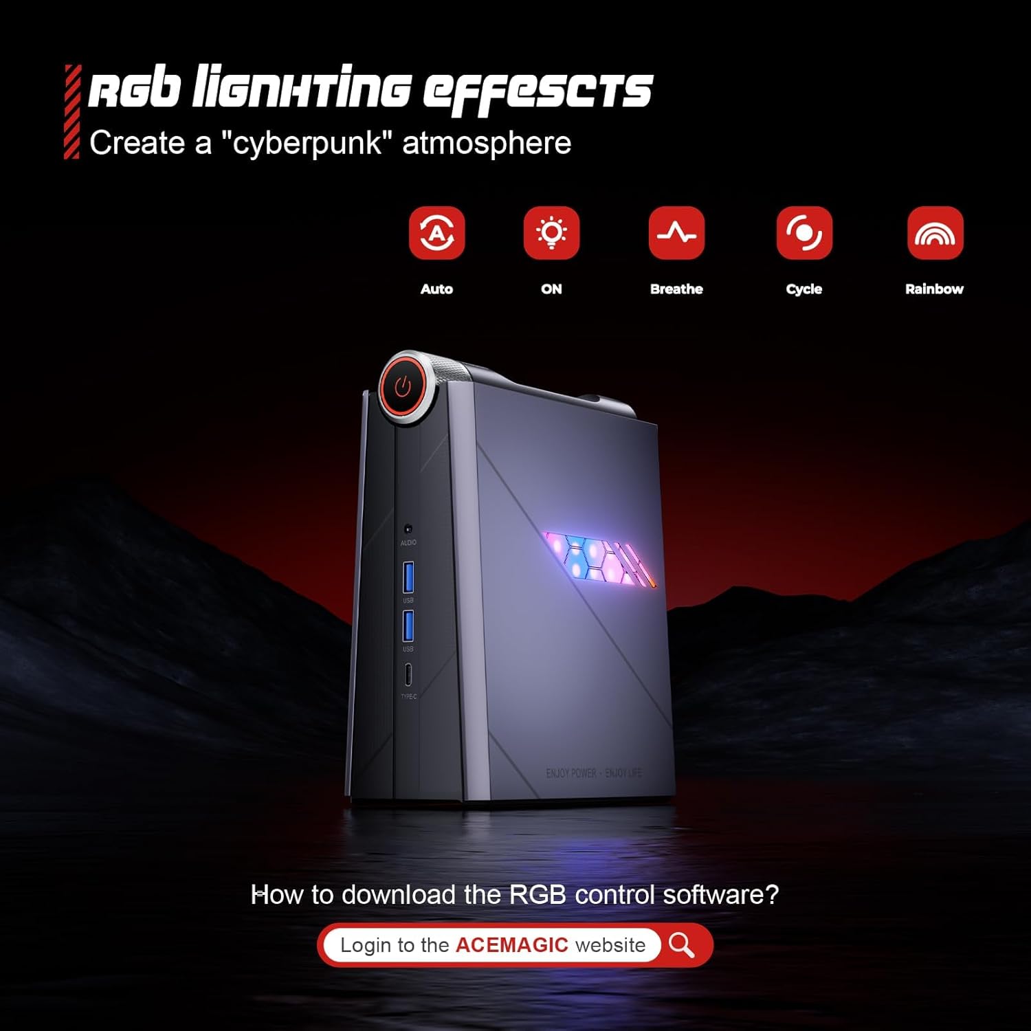 ACEMAGIC AD08 ミニゲーミング PC ユーザーマニュアル