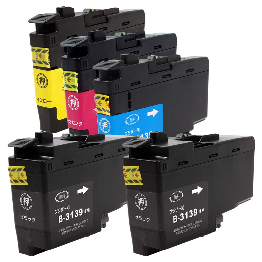 Amazon.co.jp: brother ブラザー LC3139-4PK (BK×2/C/M/Y)【全色顔料