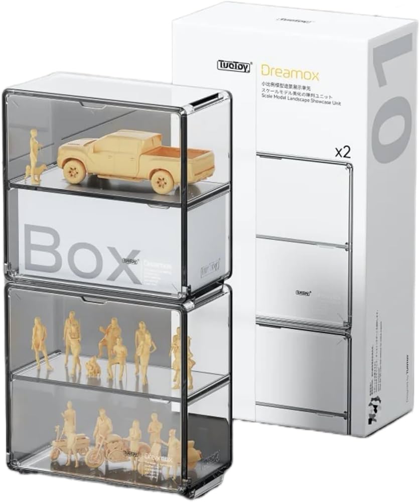 Amazon.co.jp: YamFig-Tuotoy ホビー用収納ケース クリア 1/64