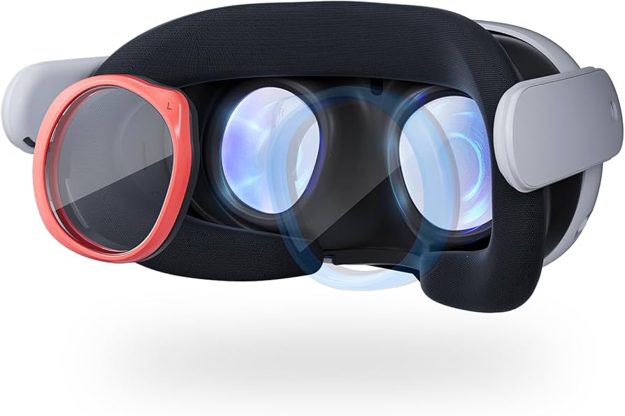 Amazon.co.jp: Maecker 度付きレンズ（左側の赤、-8.0）Meta Quest 3用