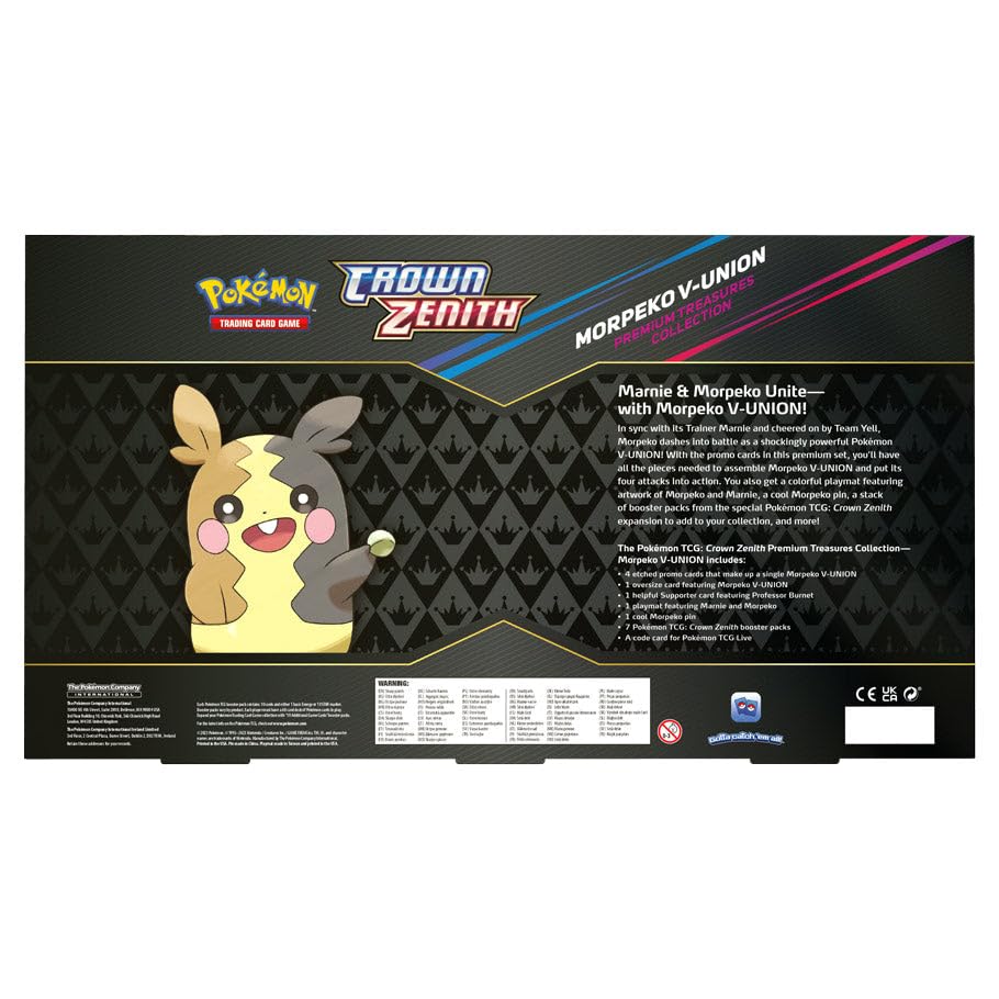 Pokemon: Morpeko V-Union Premium Treasures Collection | Amazon.com.br