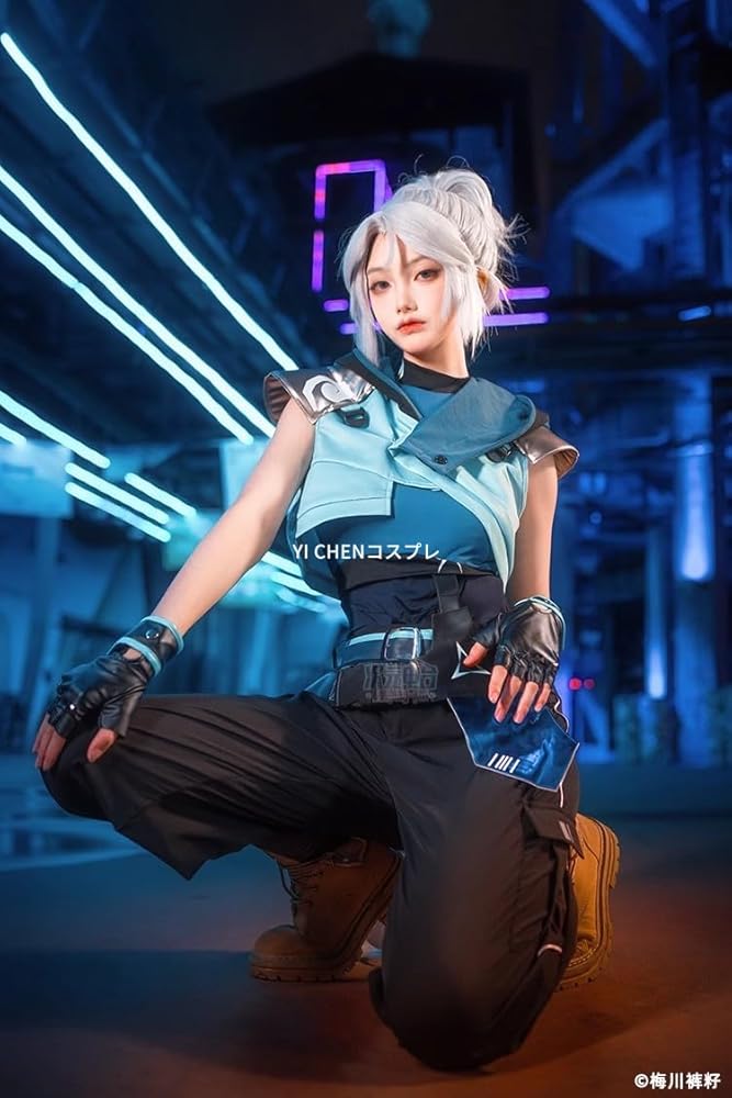 Amazon.co.jp: [GAO XIN] Valorant ヴァロラント ジェット コスプレ