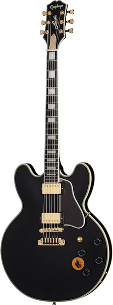 Amazon.com: Epiphone BB King Lucille Guitar Ebony with Epi Lite