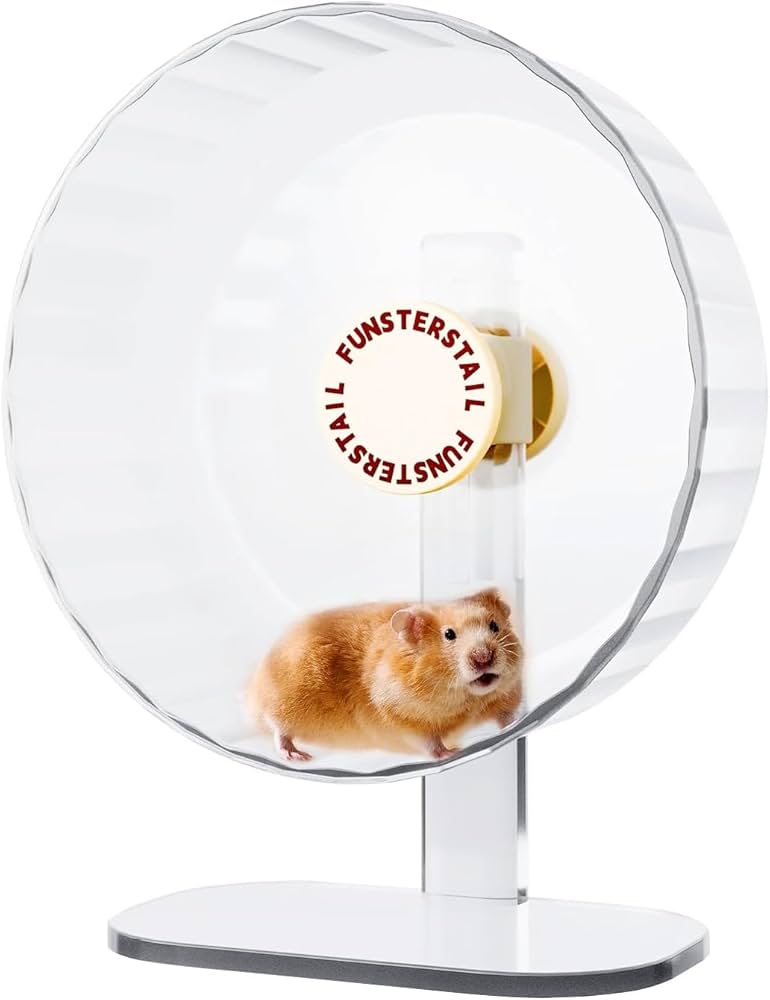 Amazon.co.jp: FunstersTail ハムスター まわし車 サークル 回し車