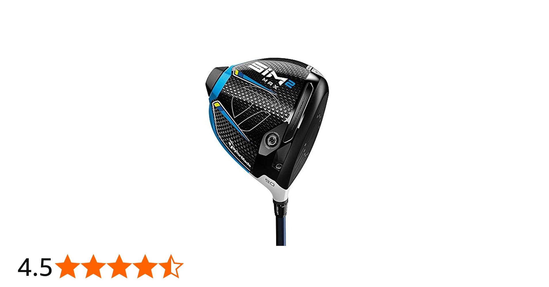 TaylorMade Golf SIM 2 MAX Driver 9 Degree Mens Right Hand Graphite