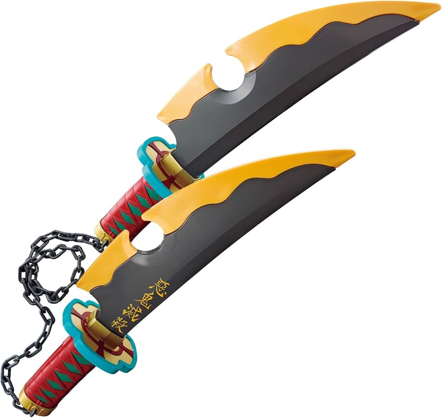 宇髄天元双刀 チェーン付き Amazon.co.jp: SISHENG 鬼滅の刃 宇髄天元