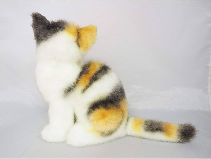 Amazon.co.jp: 三英貿易 グレイスフル ネコ (日本製) ミケ 座り