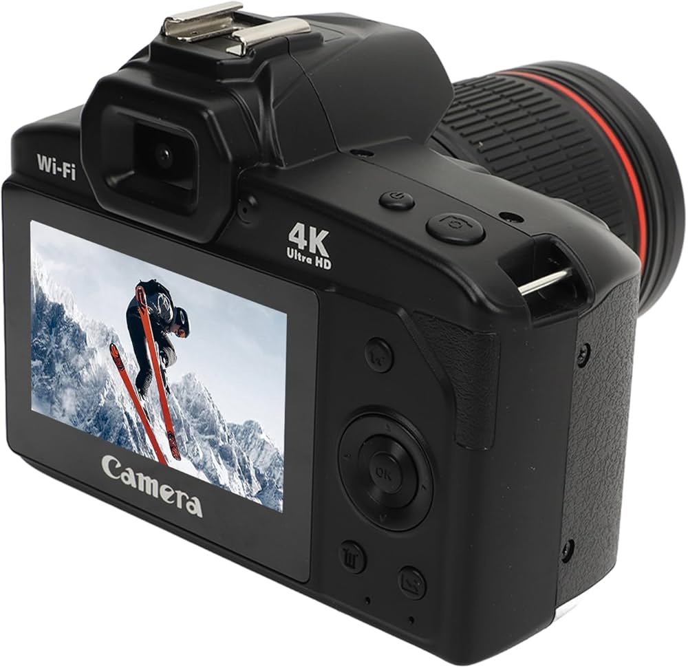 Amazon | Acogedor 4K 64MP HD ナイトビジョンデジタルカメラ、3