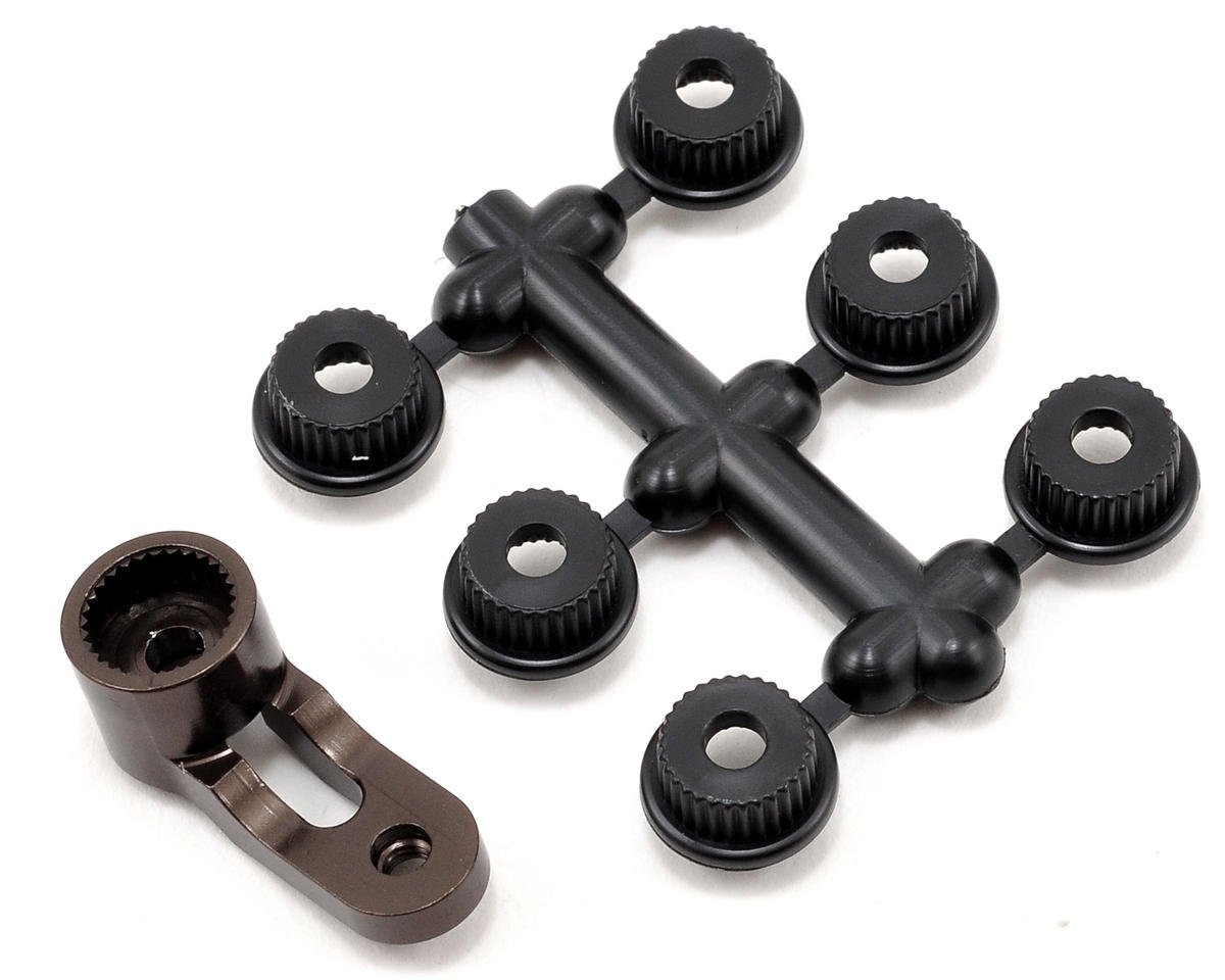 Amazon | 京商 アルミサーボホーン (ガンメタリック/ZX-5/RB5/RT5/SC