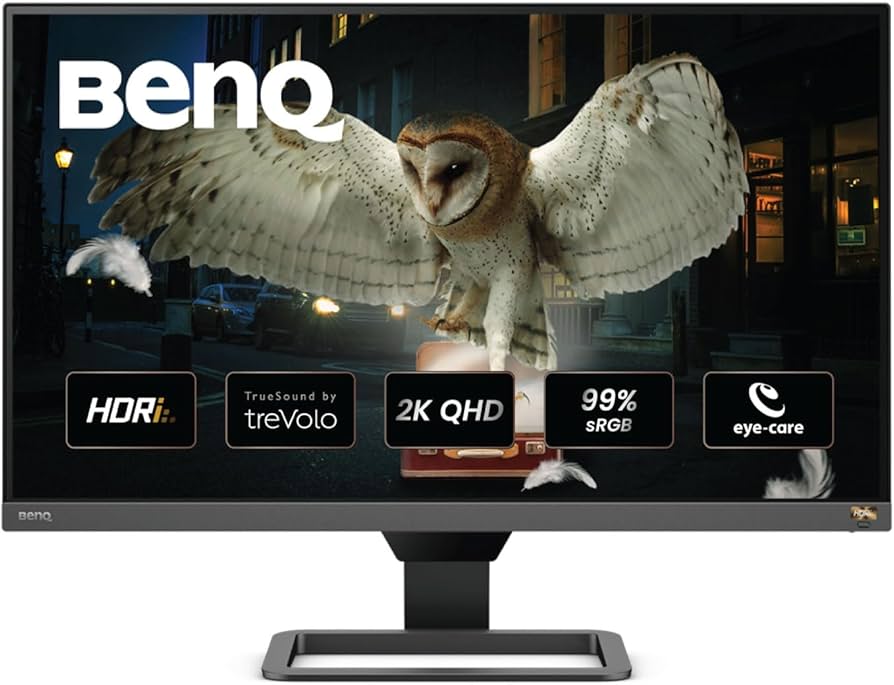 BenQ EW2780Q IPS Entertainment Monitor with HDMI connectivity HDR