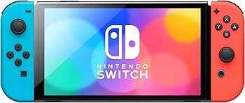Nintendo Sony Switch – OLED Model - Neon Red/Neon Blue : Amazon.co