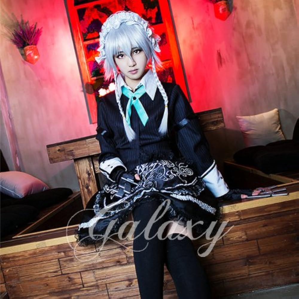 Amazon.co.jp: 東方 紅魔城伝説 咲夜 コスプレ 衣装 東方project 十六