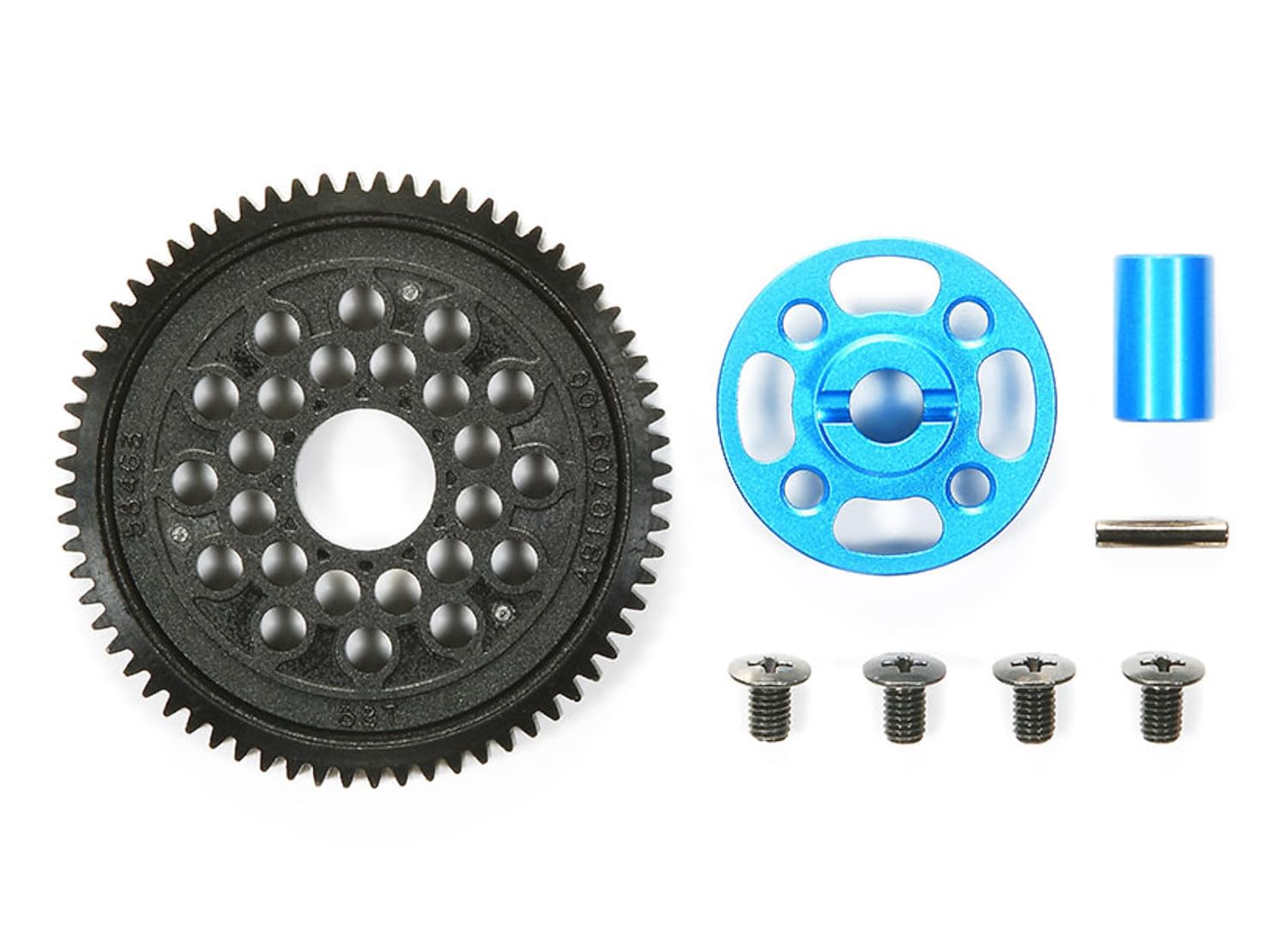 Amazon.com: Tamiya TAM54500 54500 Rc TT02 High Speed Gear Set, 68T
