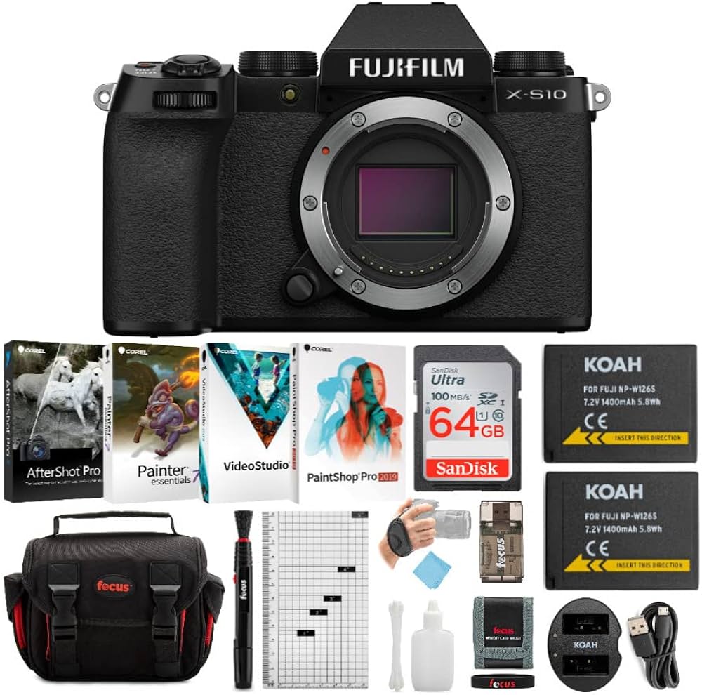 Amazon | FUJIFILM ミラーレス一眼カメラ X-S10 (本体のみ) 必須