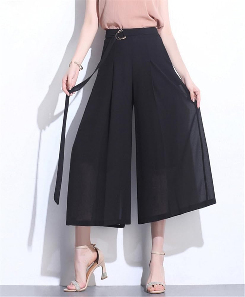 Amazon | [INFABE] ガチョウパンツ 腰ゴム レディース パンツ きれいめ