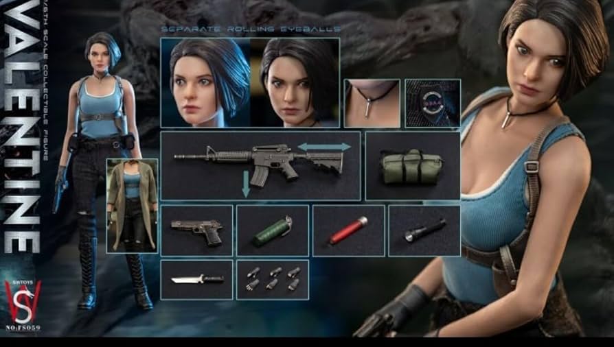 Amazon.co.jp: 1/6 ジル バレンタイン アクションフィギュア