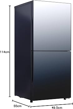 Amazon | TWINBIRD(ツインバード) 2ドア冷凍冷蔵庫 幅49.5cm 121L 右