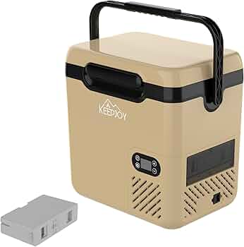Amazon.co.jp: KEEPJOY 車載冷蔵庫 ポータブル冷蔵庫 18L バッテリー