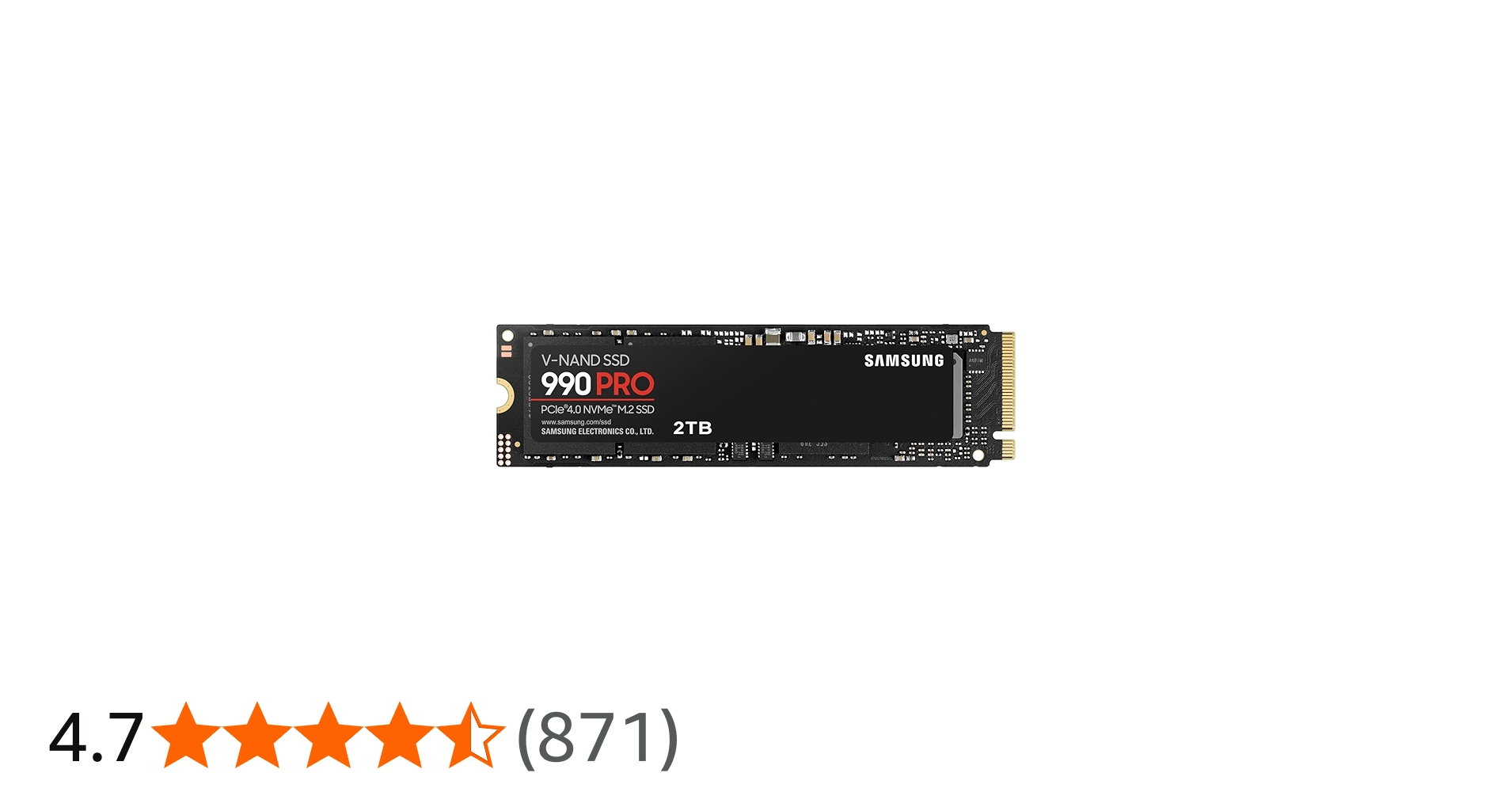 Amazon.co.jp: Samsung 990 PRO 2TB PCIe Gen 4.0 x4 (最大転送速度