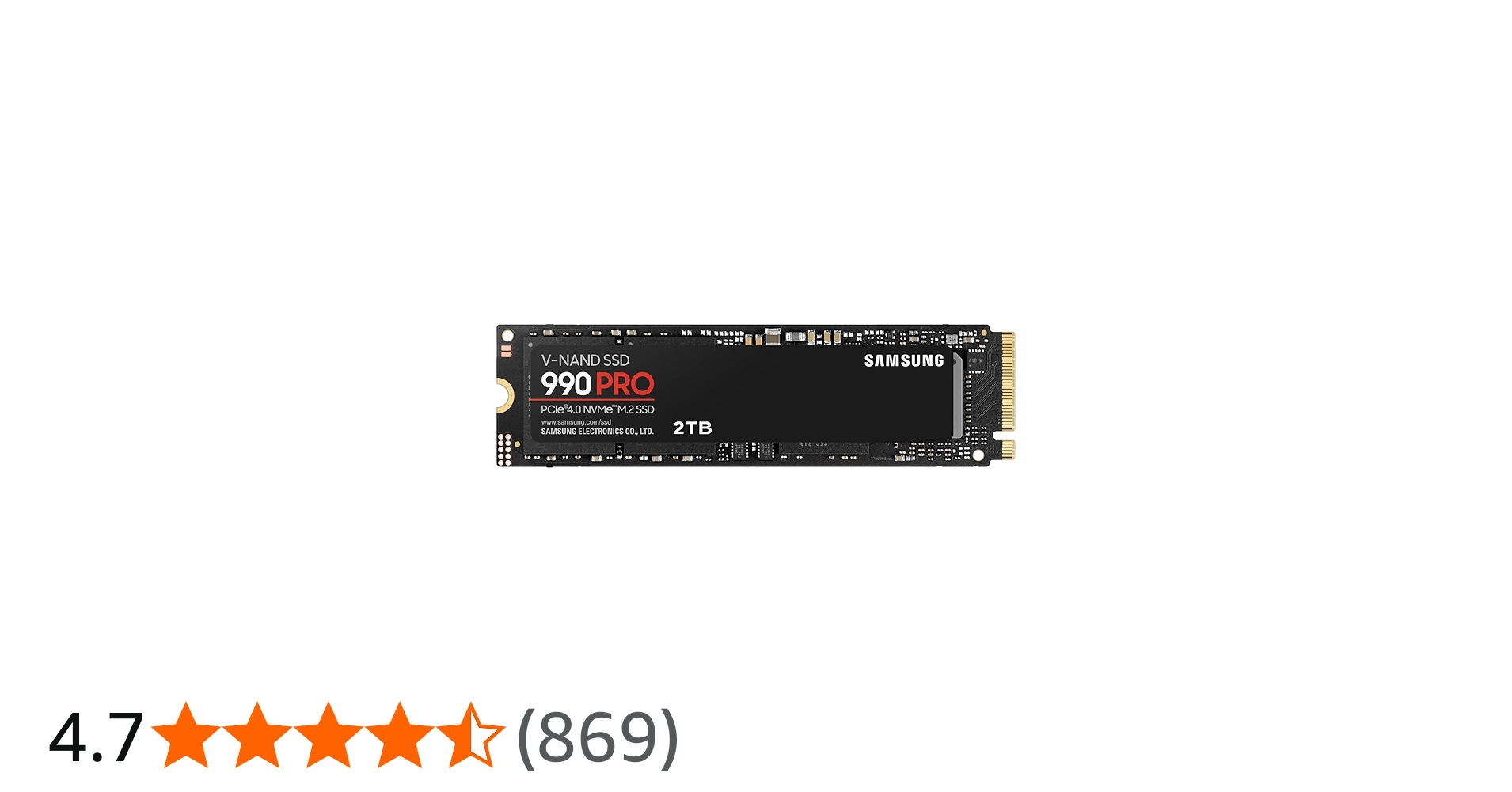 Amazon.co.jp: Samsung 990 PRO 2TB PCIe Gen 4.0 x4 (最大転送速度