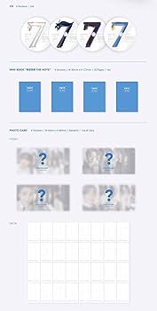 Amazon.com: BTS MAP of The Soul : 7 [4 ver] Album+Official Folded