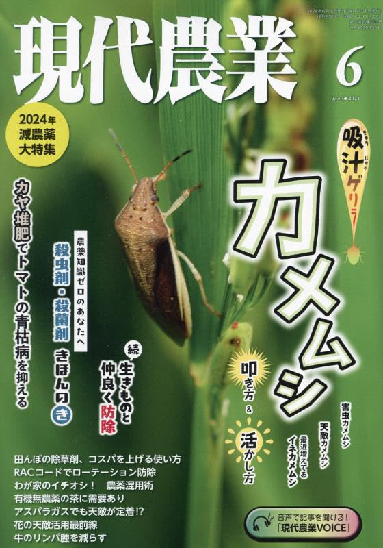 現代農業 2024年 06 月号 [雑誌] |本 | 通販 | Amazon