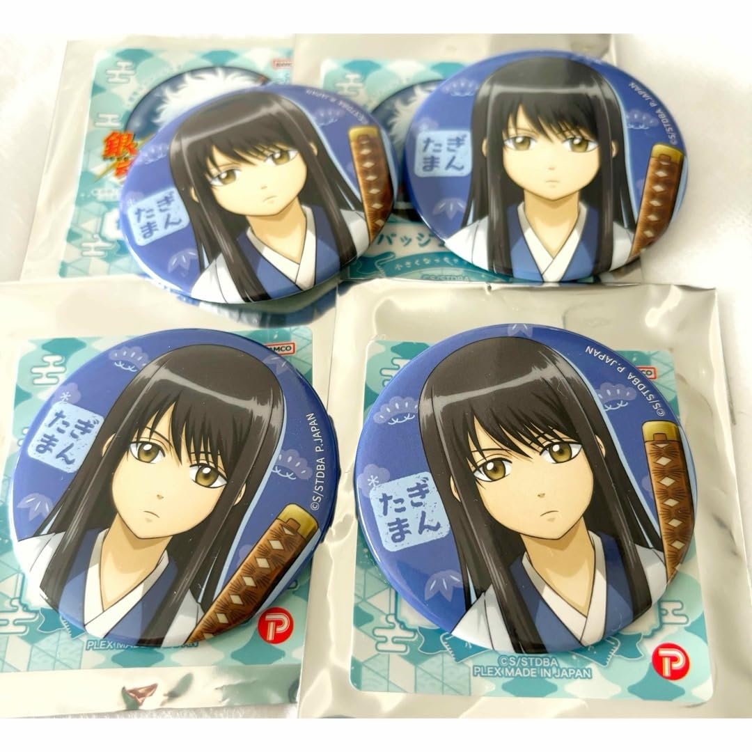 希少】 銀魂 桂小太郎 ヅラ子 缶バッジ J-WORLD 希少】 銀魂 桂小太郎