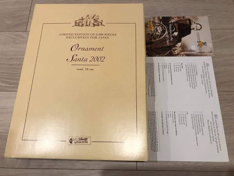 Amazon.co.jp: テディベア（日本2000体限定）シュタイフ社