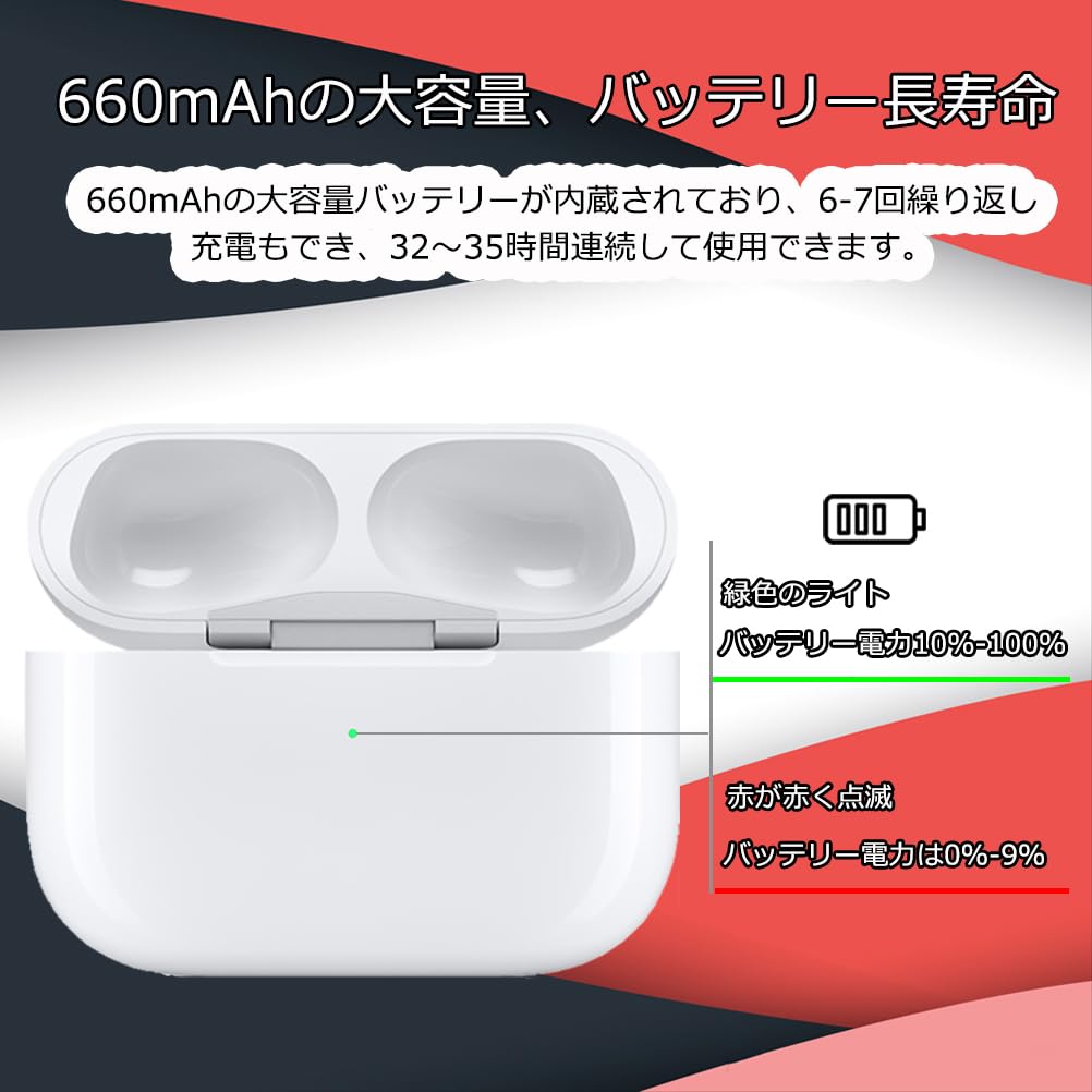 Amazon.co.jp: 充電ケース 用のAirpods Pro 充電ケース 【 QIIZCP 正規