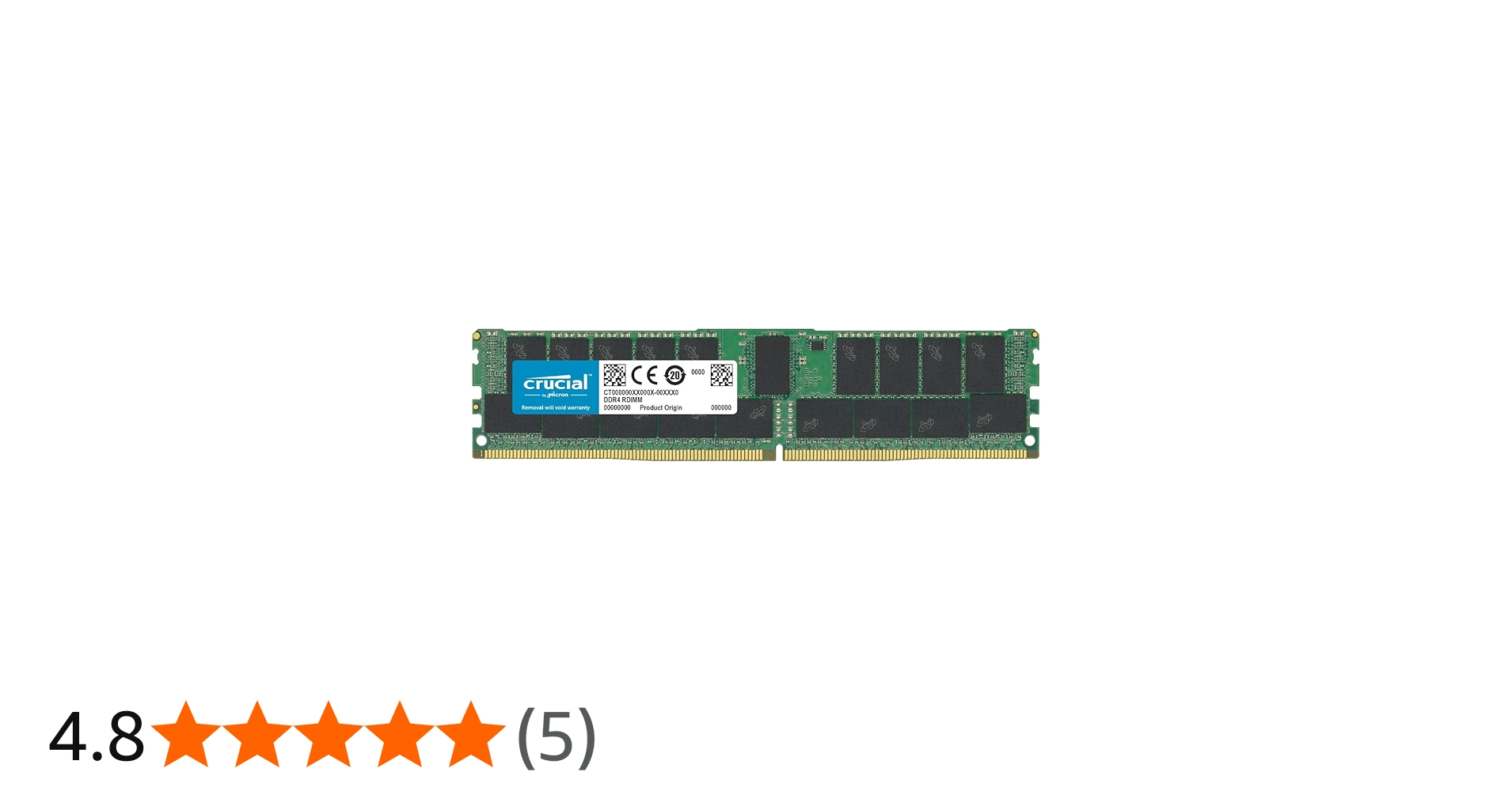 Amazon | Crucial DDR4-2933 32GB/4Gx72 ECC/Reg CL21 サーバーメモリ