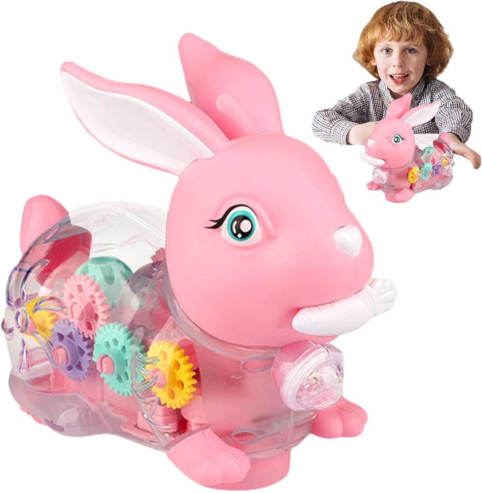 Amazon.co.jp: ロボットうさぎ - 電池式うさぎ | 子供の光と音の