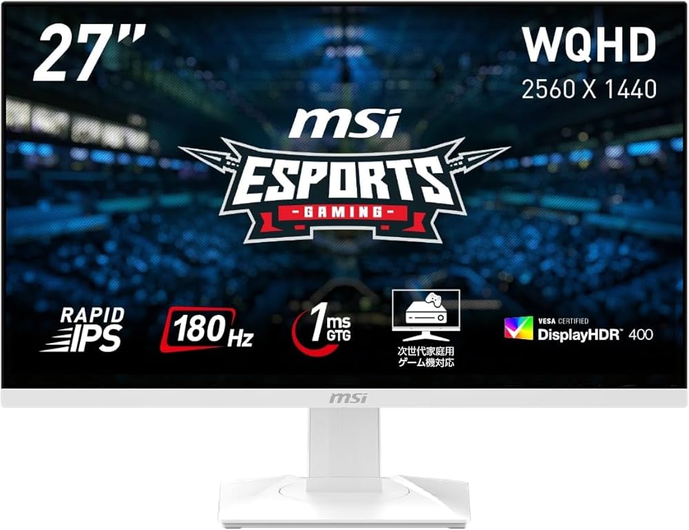 Amazon.co.jp: MSI ゲーミングモニター MAG 274QRFW 27インチ/WQHD