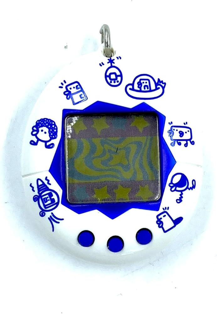 Amazon.co.jp: バンダイ(BANDAI) 新種発見 たまごっち 白（ブルー文字