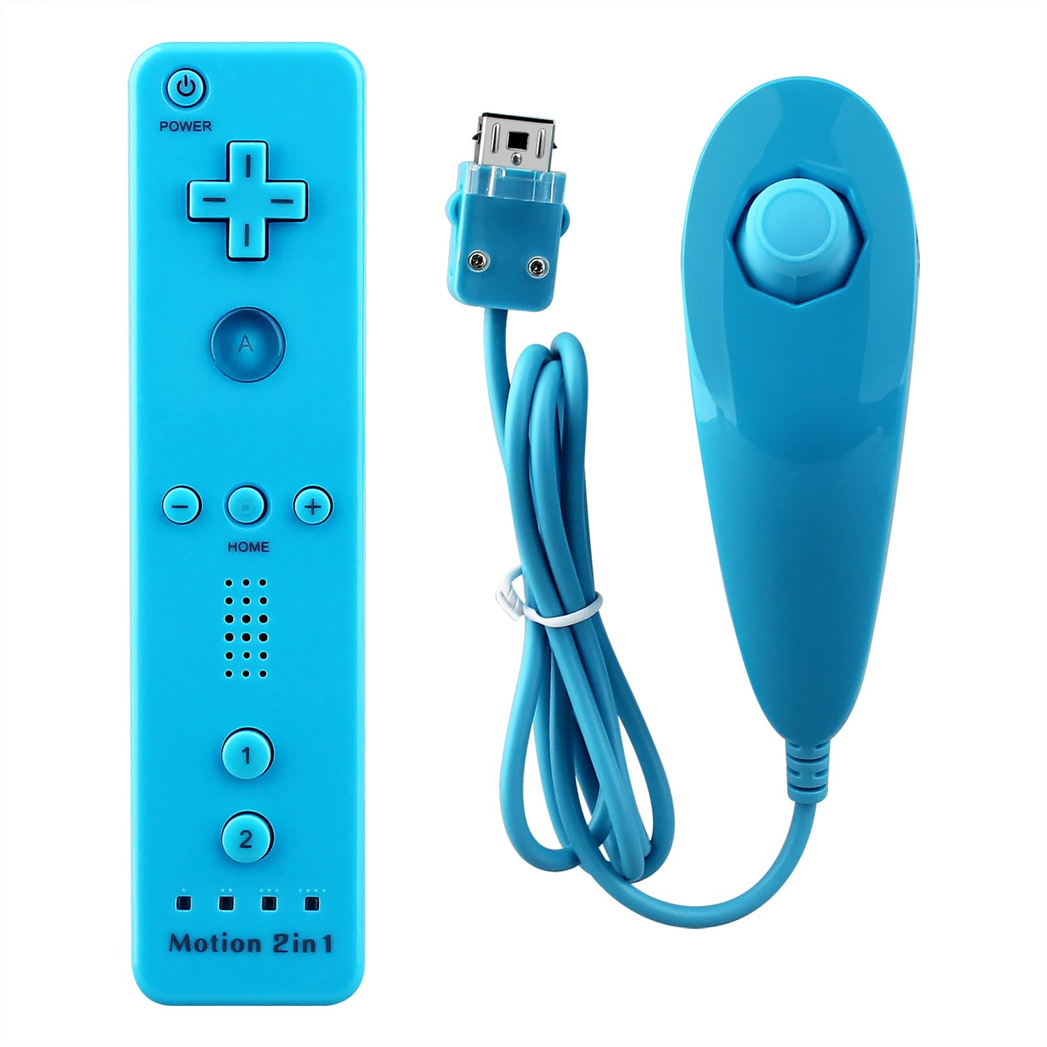 Amazon | OSTENT 2 in 1 リモコン モーションプラス + ヌンチャク内蔵