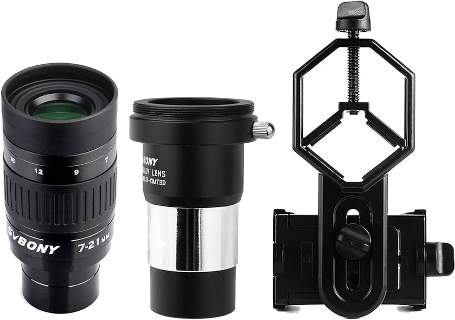 Amazon.com : SVBONY SV135 Telescope Eyepiece Zoom 7 to 21mm Bundle