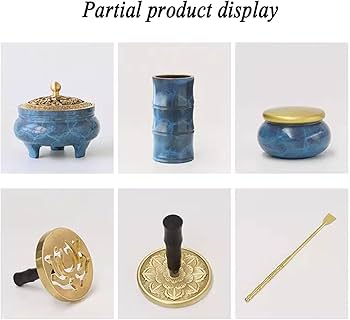 Amazon｜SciAza 中国 お香 セット 香炉 セット 中国 香道具 セット 拓