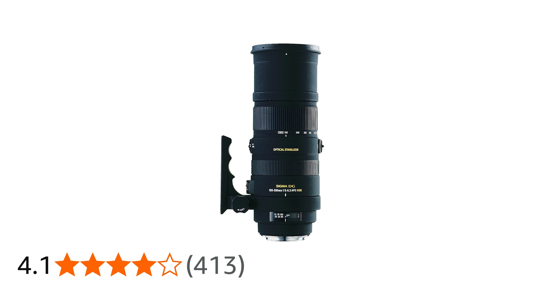 Sigma 150-500mm f/5-6.3 AF APO DG OS HSM Telephoto Zoom Lens for