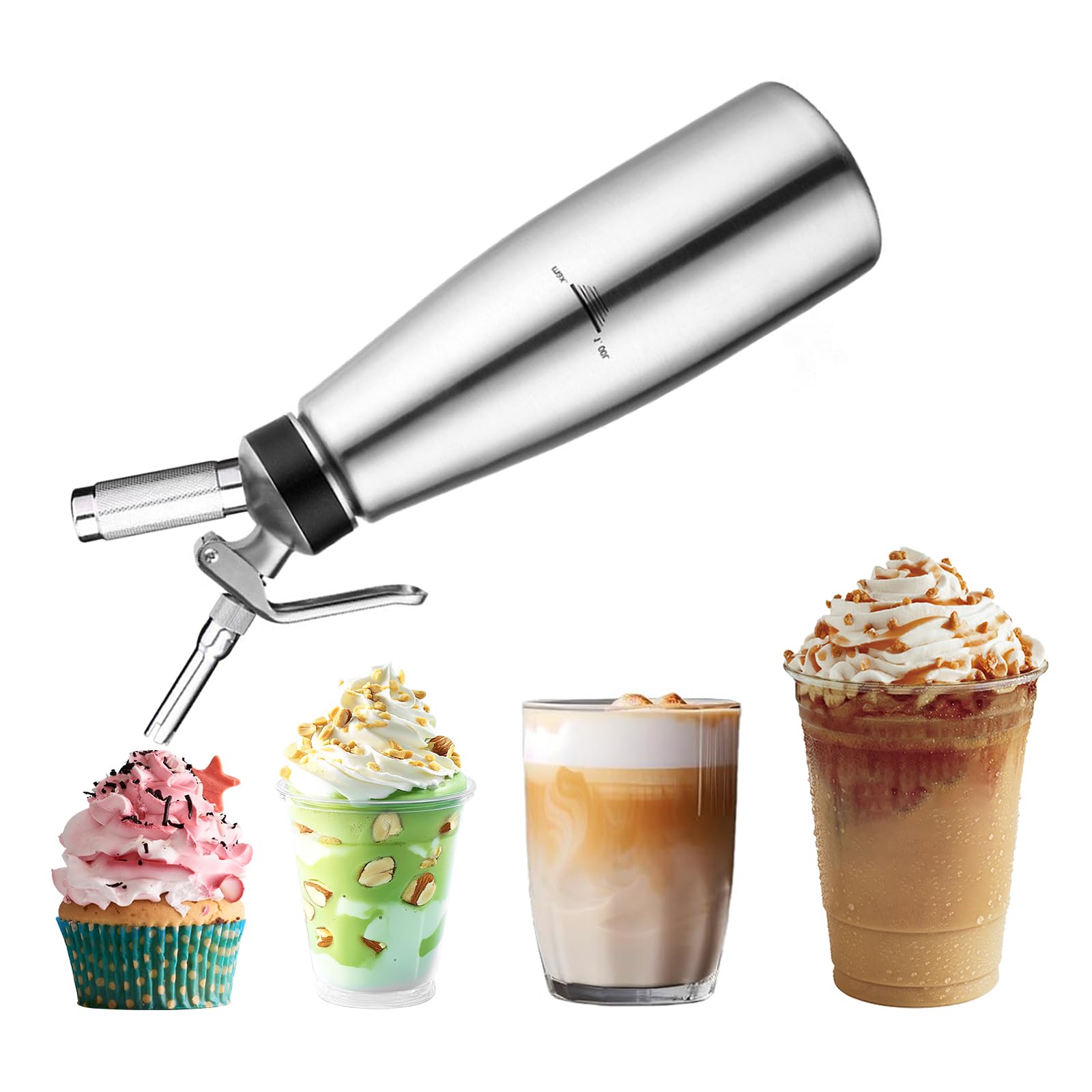 Amazon | Qoexio エスプーマ スパークリング エスプーマ機 泡立て器