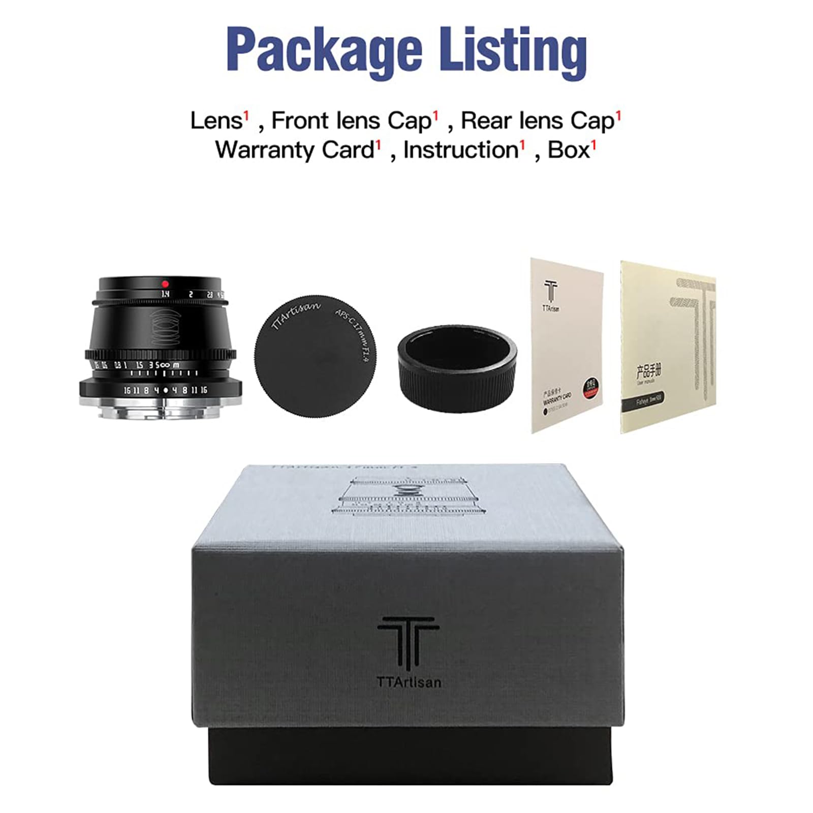 Amazon.co.jp: TTArtisan 35mm F1.4 APS-C マニュアルフォーカスレンズ
